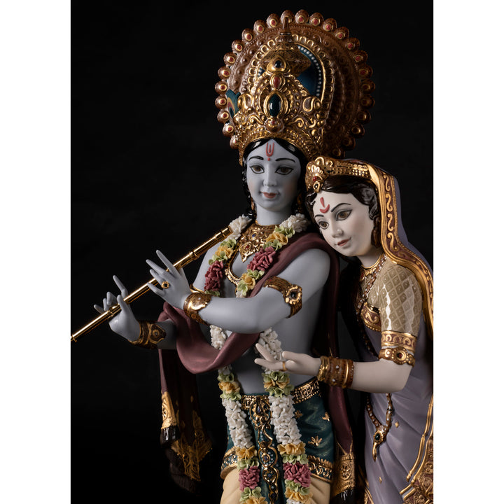 Image 5 Lladro Radha Krishna Sculpture. Limited edition - 01002015