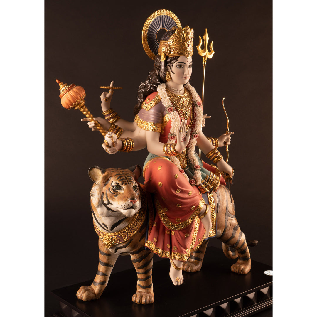 Image 4 Lladro Goddess Durga Sculpture. Limited Edition - 01002021