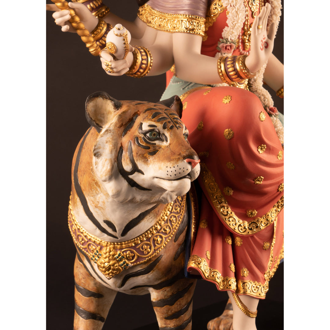 Image 6 Lladro Goddess Durga Sculpture. Limited Edition - 01002021