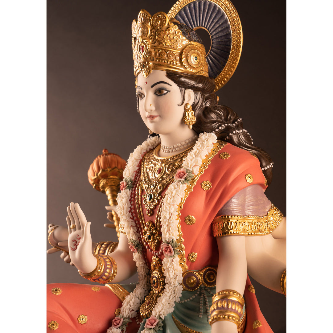 Image 7 Lladro Goddess Durga Sculpture. Limited Edition - 01002021