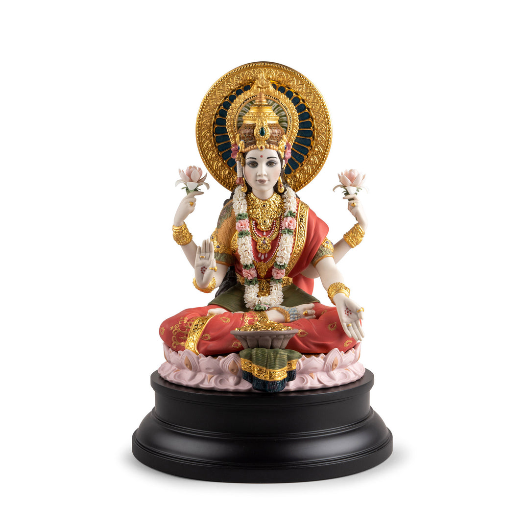 Lladro Goddess Lakshmi Sculpture. Limited edition - 01002024