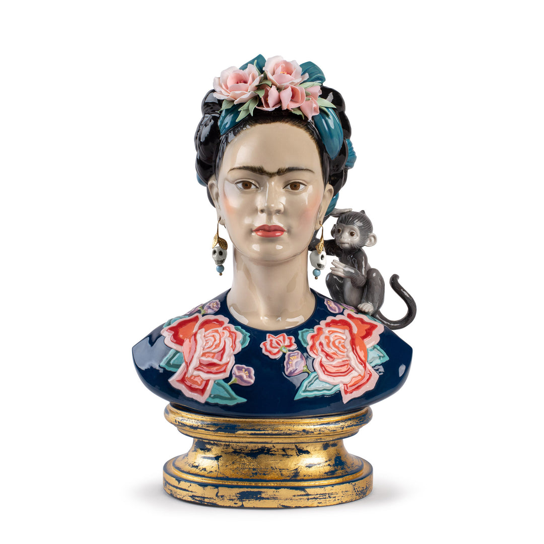 Lladro Frida Kahlo Figurine. Blue. Limited Edition - 01002026