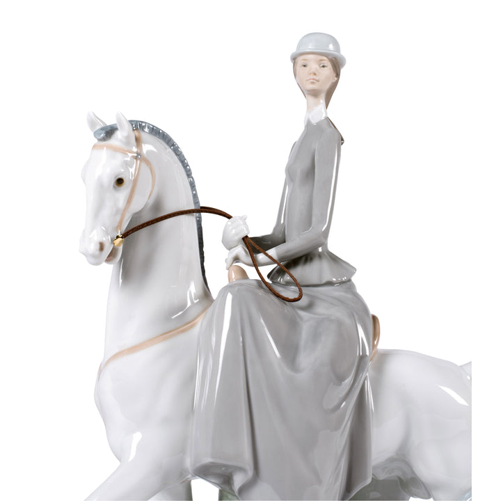 Image 8 Lladro Woman on Horse Figurine - 01004516