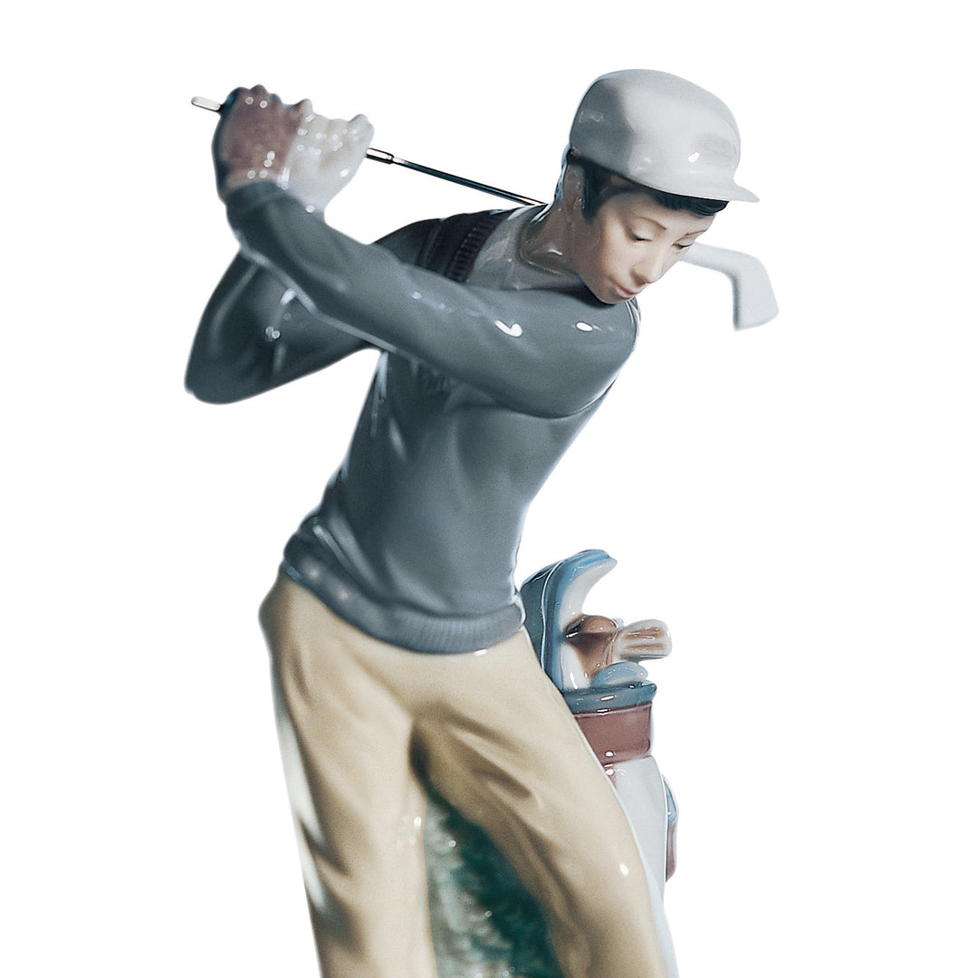 Image 2 Lladro Golfer man Figurine - 01004824