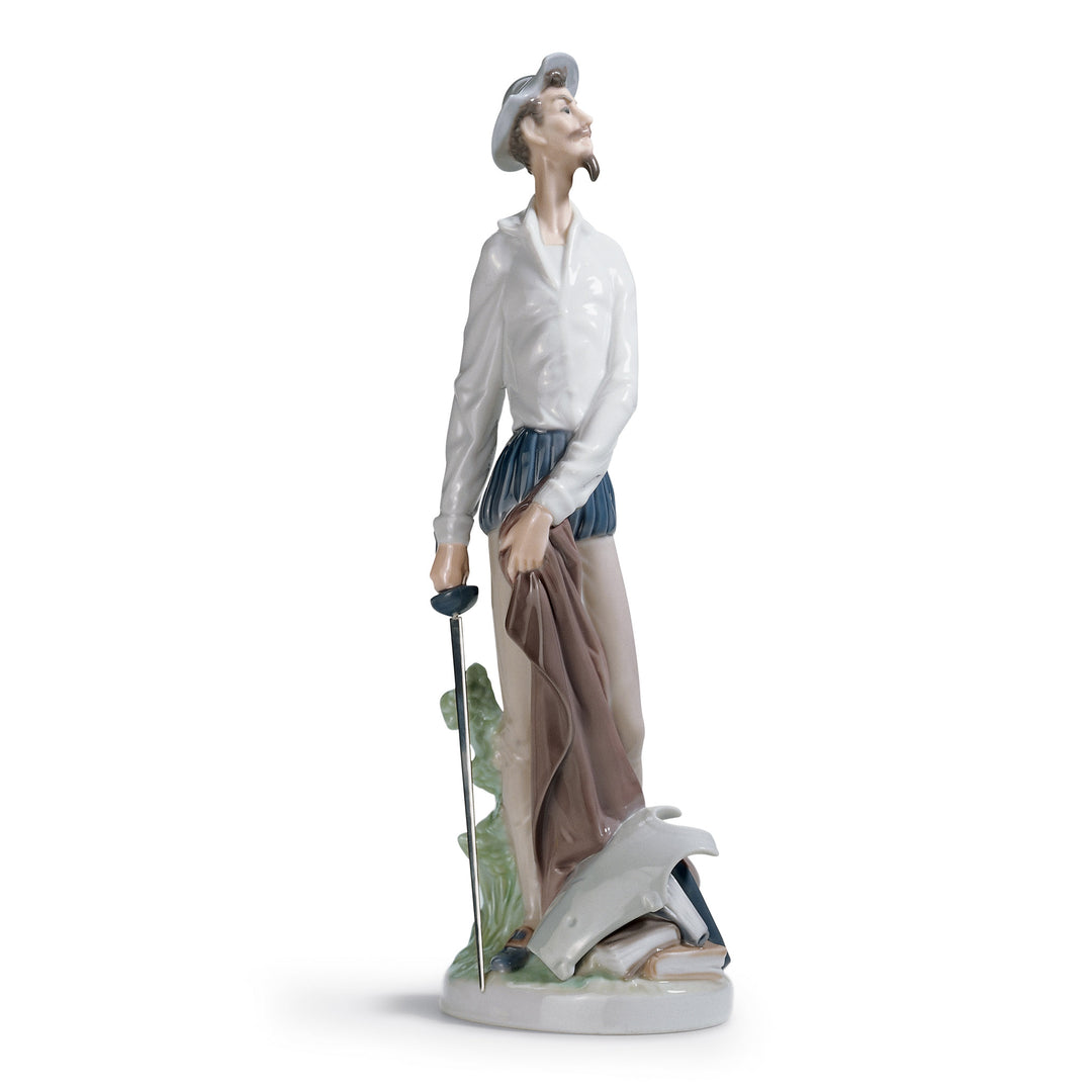 Lladro Don Quixote Standing up Figurine - 01004854