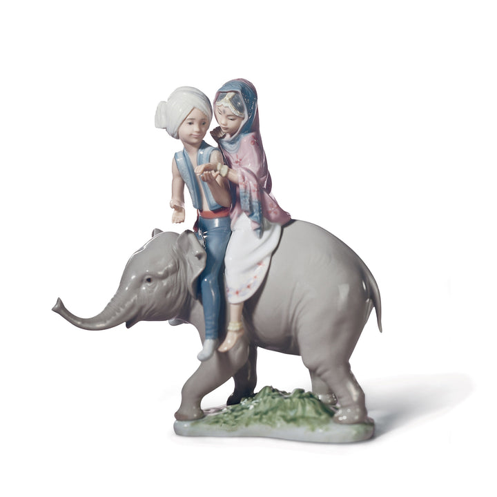 Lladro Hindu Children Figurine - 01005352