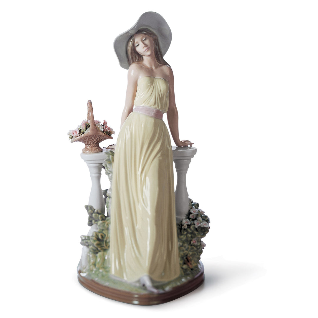Lladro Time for Reflection Woman Figurine - 01005378
