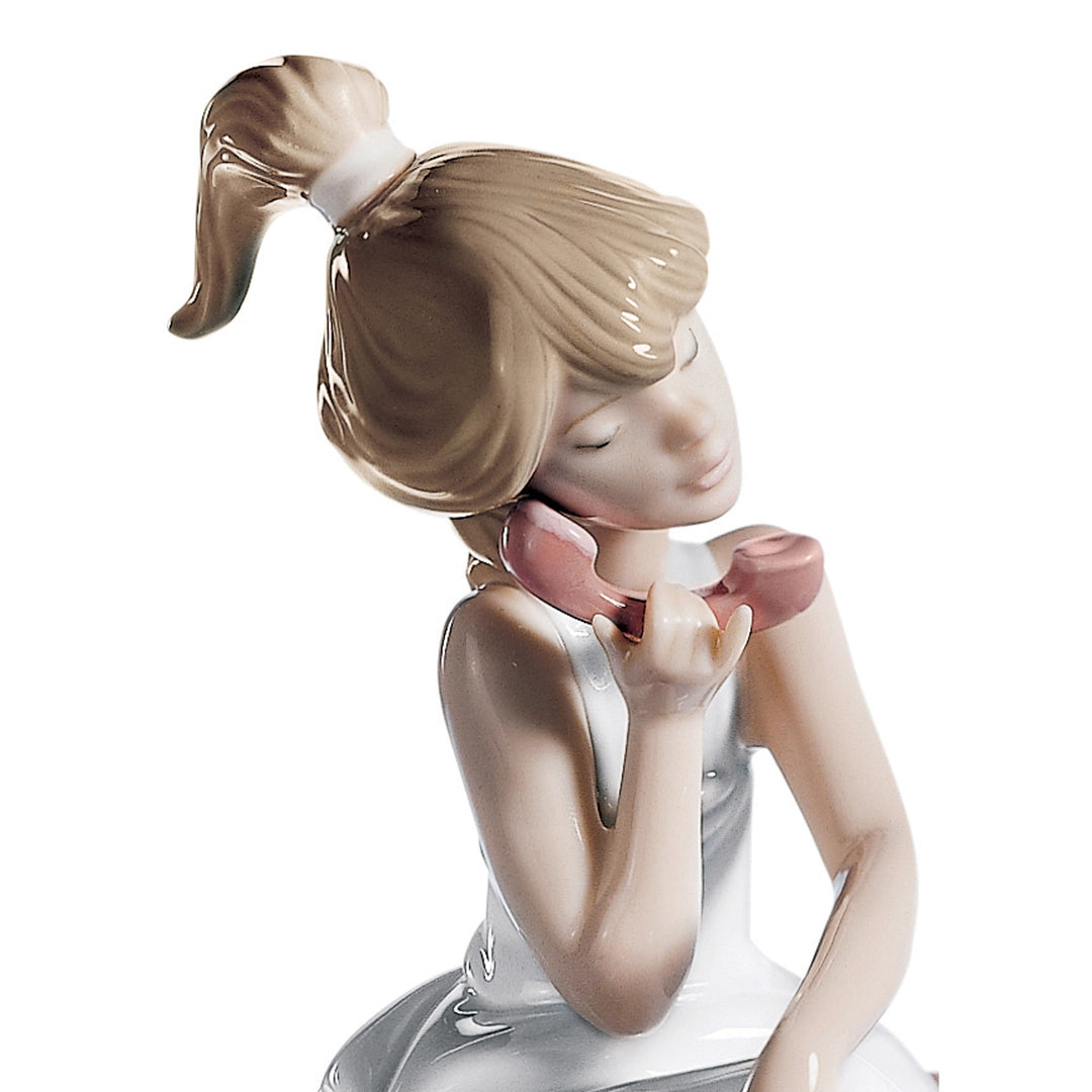 Image 2 Lladro Chit-Chat Girl Figurine - 01005466