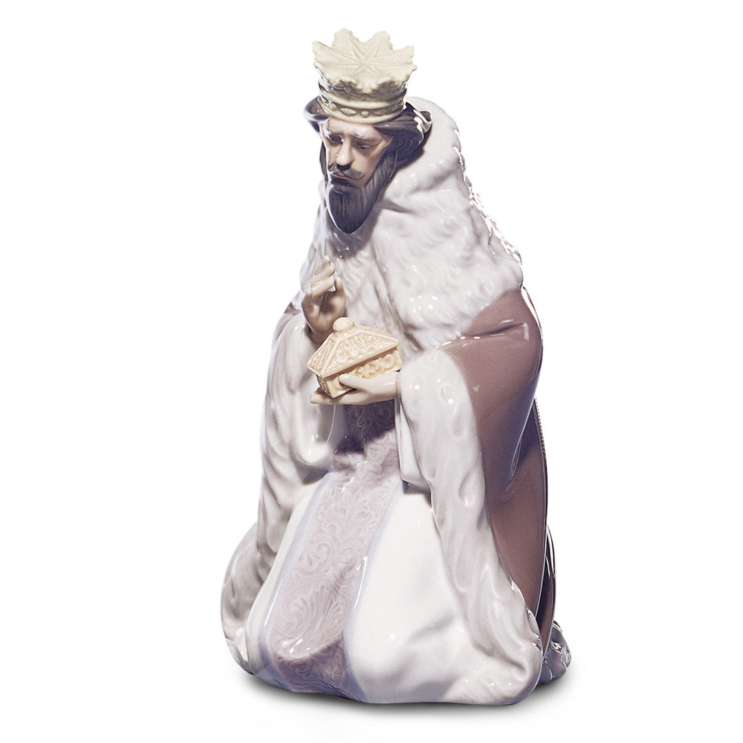 Lladro King Gaspar Nativity Figurine-II - 01005480