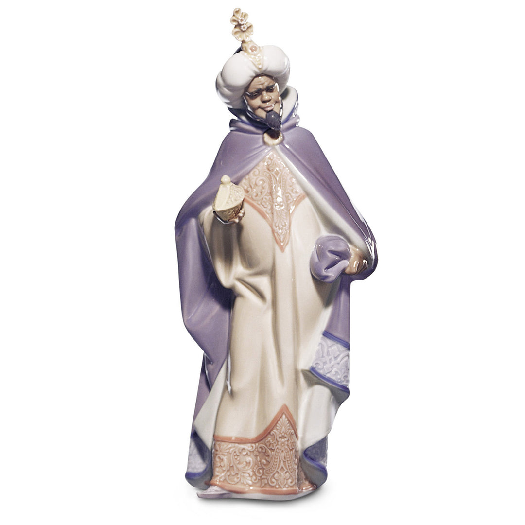 Lladro King Balthasar Nativity Figurine-II - 01005481