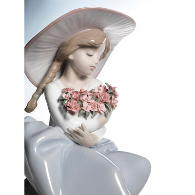 Image 2 Lladro Fragrant Bouquet Girl Figurine - 01005862
