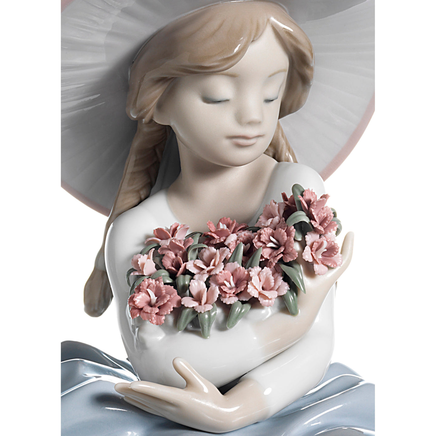 Image 4 Lladro Fragrant Bouquet Girl Figurine - 01005862
