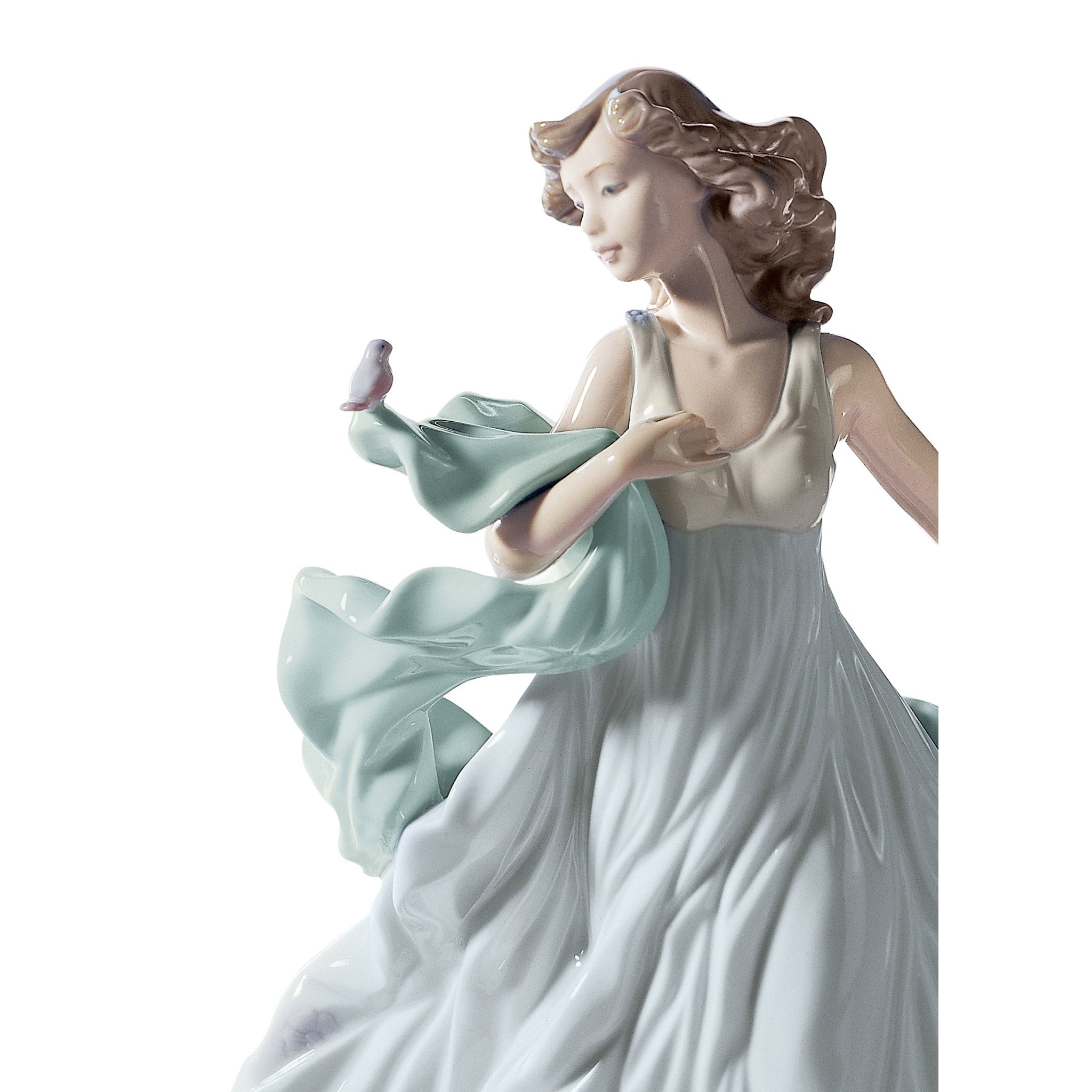 Summer Serenade Woman Figurine