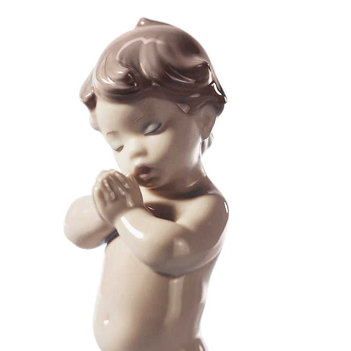 Image 2 Lladro A Child's Prayer Boy Figurine - 01006496