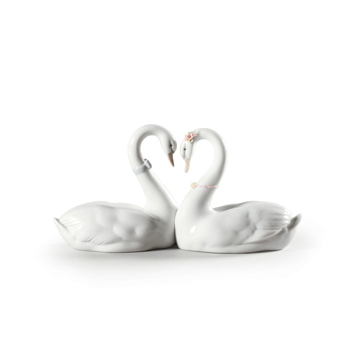 Lladro Endless Love Swans Figurine - 01006585