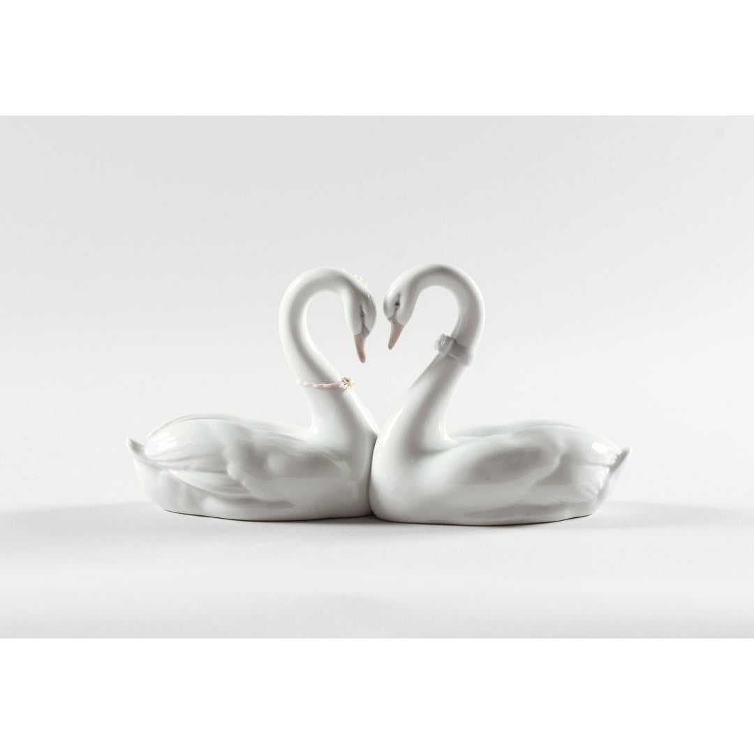 Image 3 Lladro Endless Love Swans Figurine - 01006585