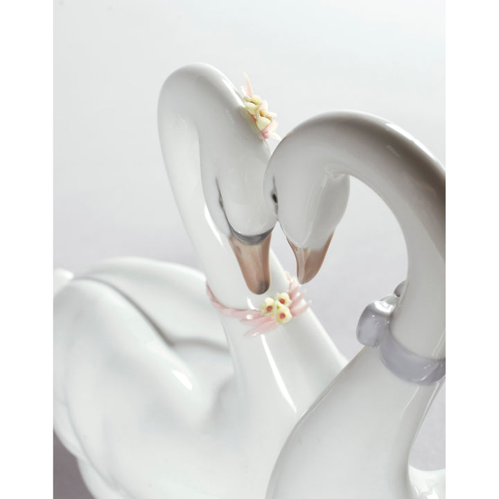 Image 5 Lladro Endless Love Swans Figurine - 01006585