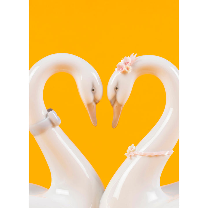 Image 6 Lladro Endless Love Swans Figurine - 01006585