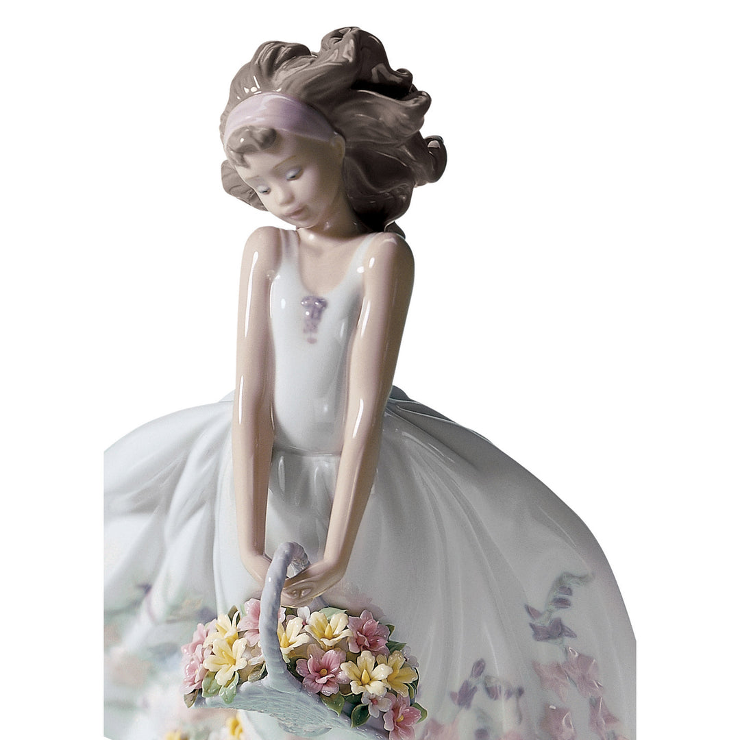 Image 2 Lladro Wild Flowers Girl Figurine - 01006647