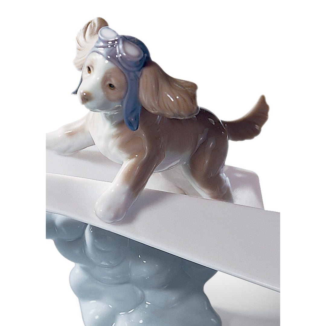 Image 2 Lladro Let's Fly Away Dog Figurine - 01006665