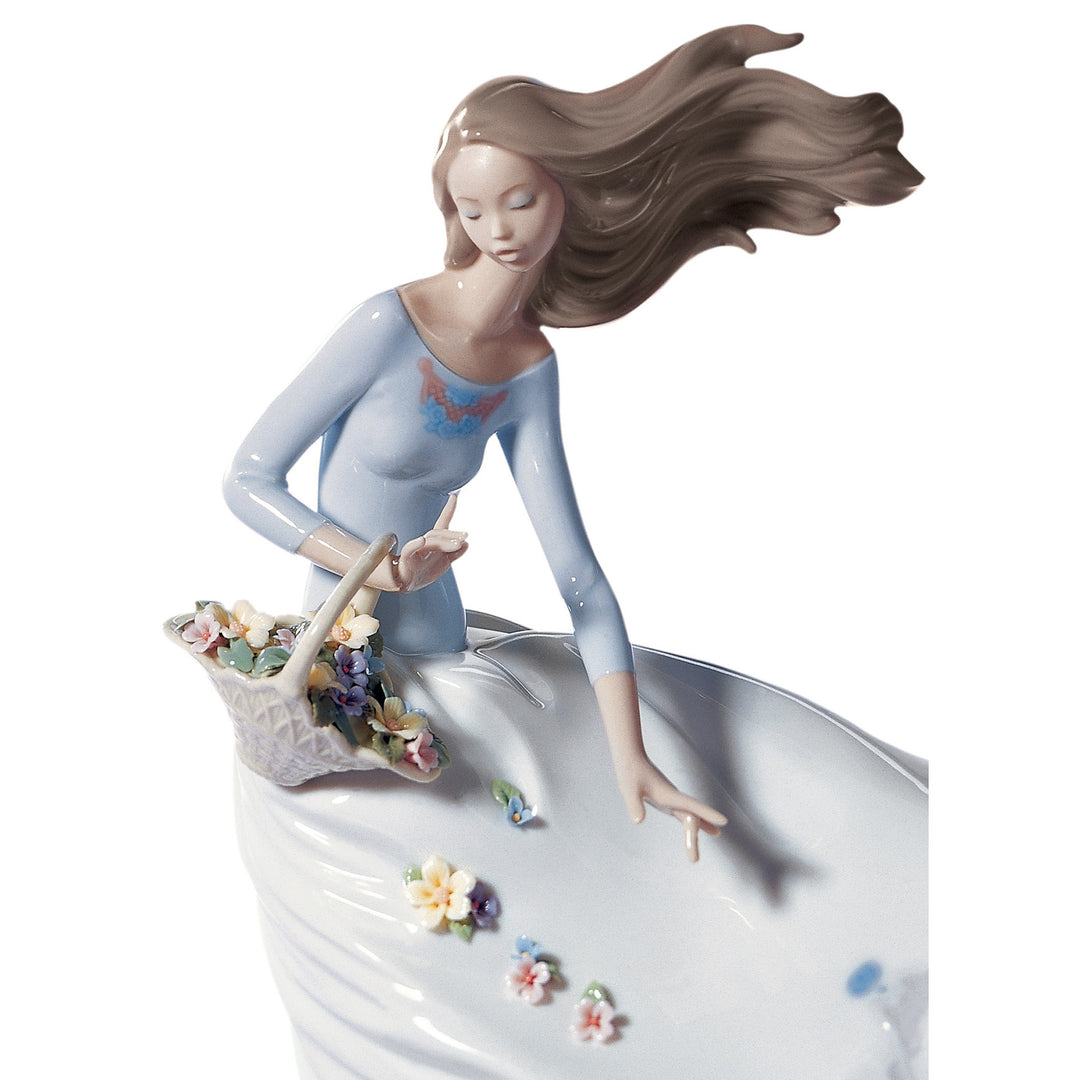 Image 2 Lladro Petals of The Wind Woman Figurine - 01006767