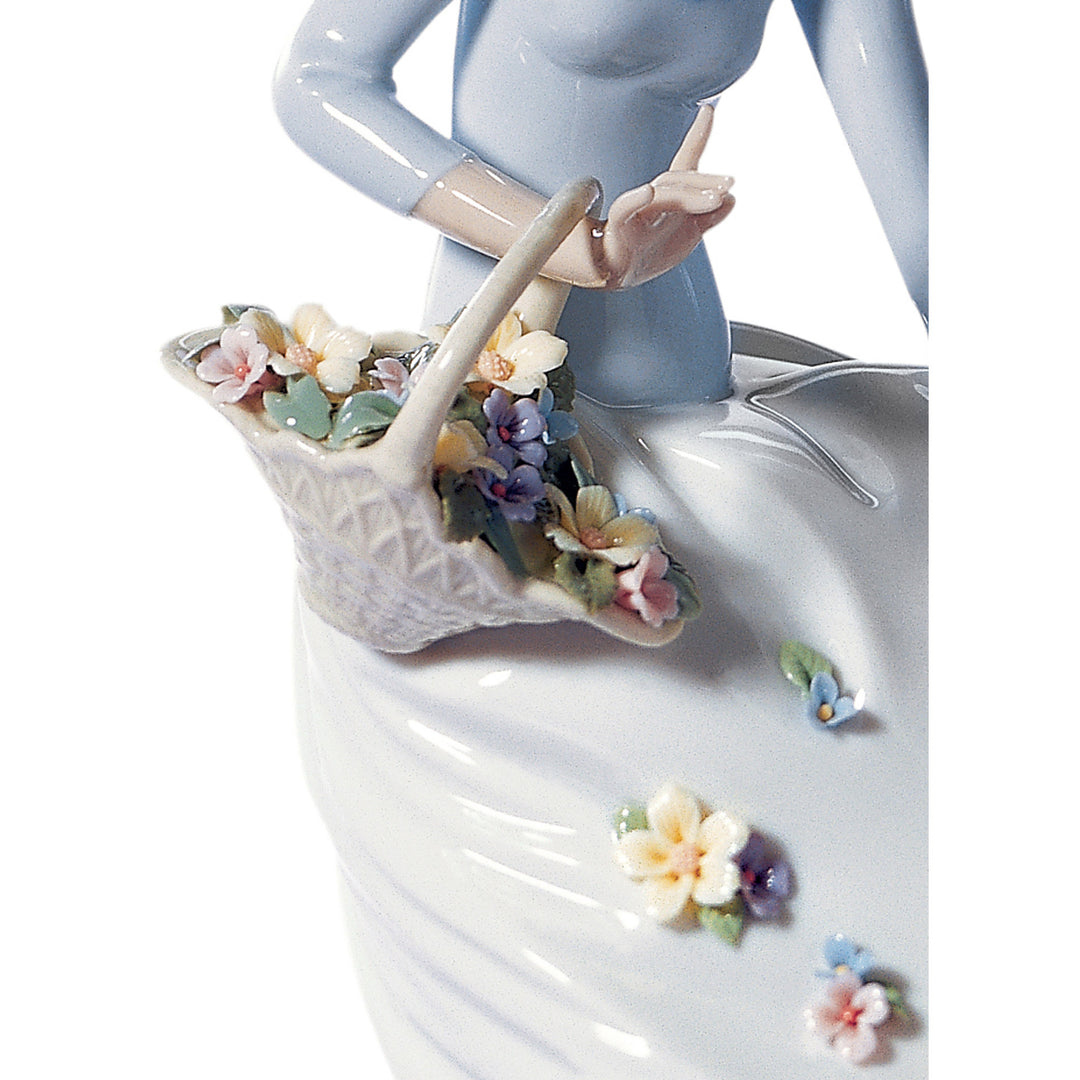 Image 3 Lladro Petals of The Wind Woman Figurine - 01006767