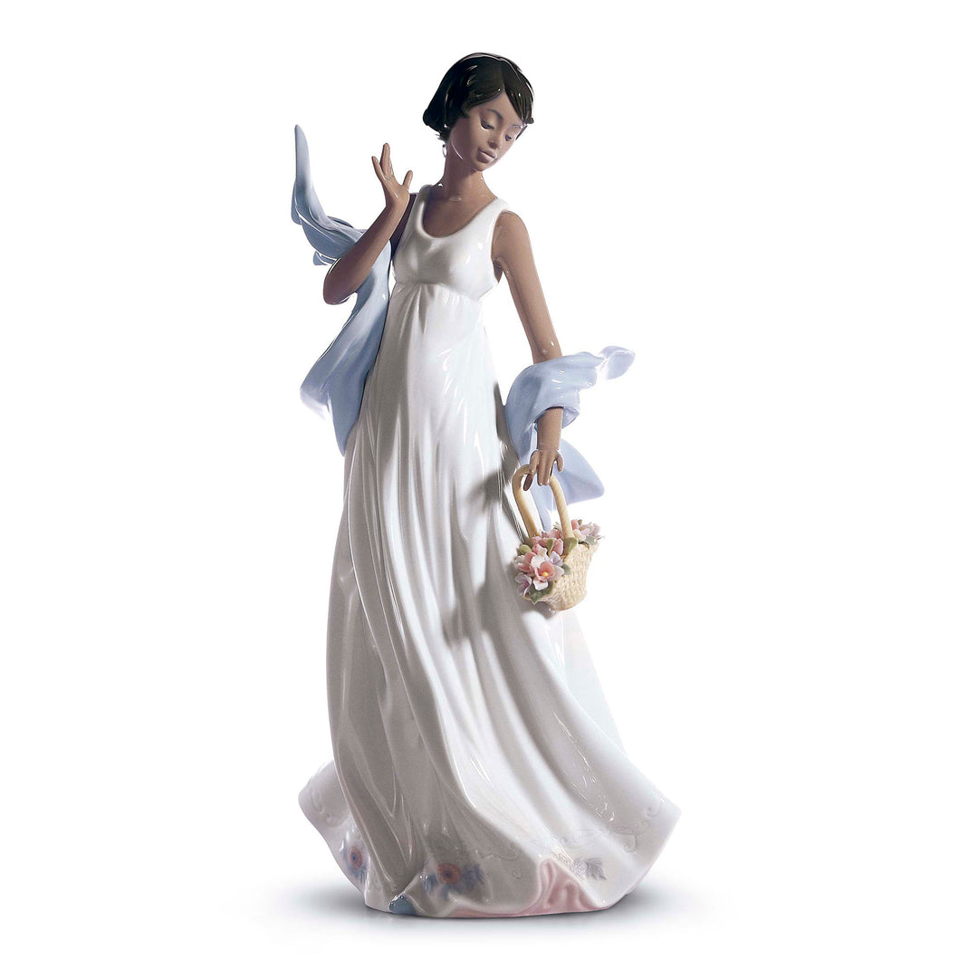 Lladro Winds of Romance Woman Figurine - 01006783