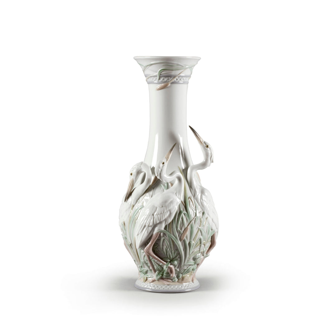 Lladro Herons' Realm Vase - 01006881