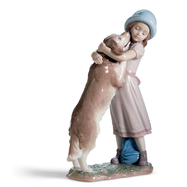 Lladro A Warm Welcome Dog Figurine - 01006903