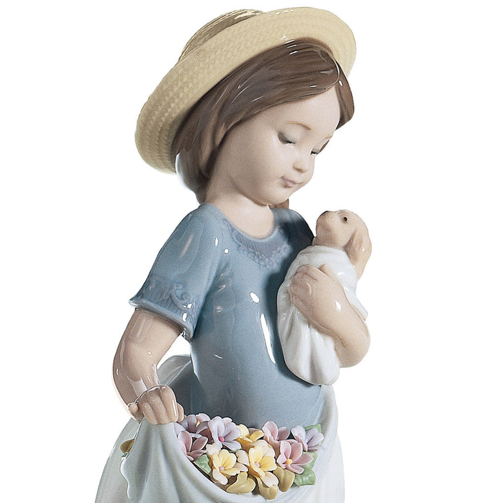 Image 3 Lladro A Romp in The Garden Girl Figurine Type 626 - 01006907