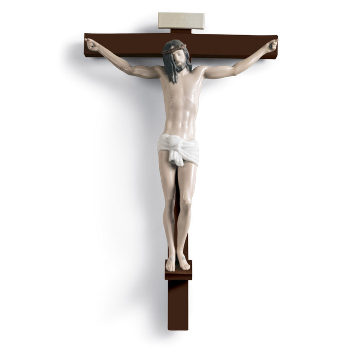 Lladro Our Saviour Crucifix Figurine Wall Art - 01006912