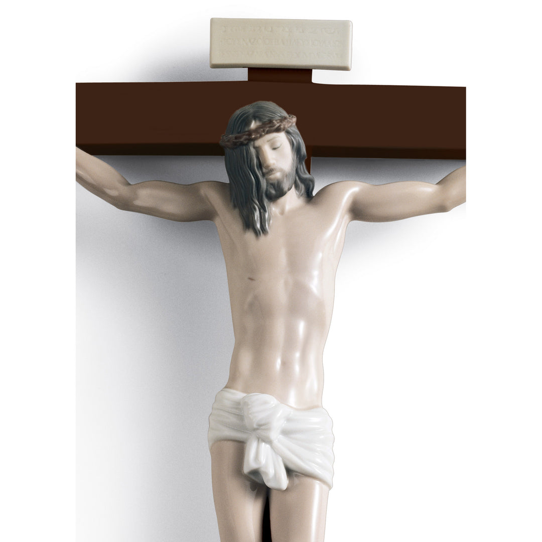 Image 2 Lladro Our Saviour Crucifix Figurine Wall Art - 01006912