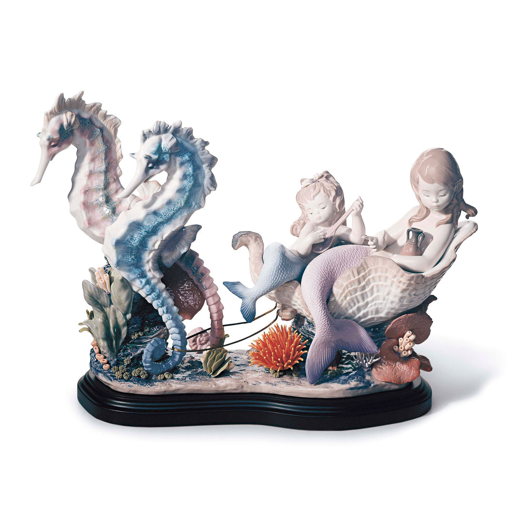 Lladro Underwater Journey Mermaid Figurine. Limited Edition - 01006929
