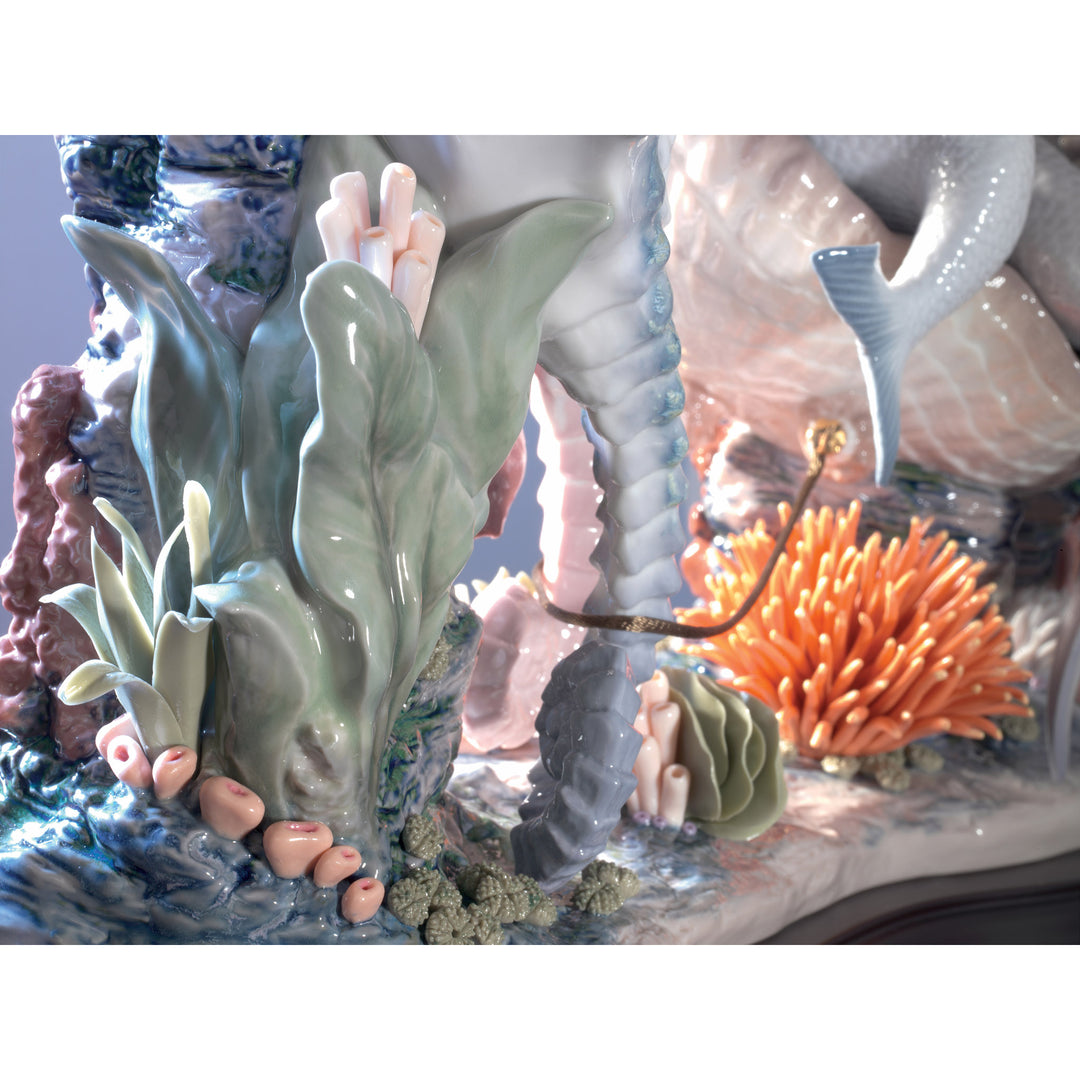 Image 2 Lladro Underwater Journey Mermaid Figurine. Limited Edition - 01006929
