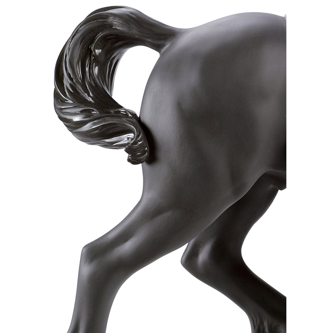 Image 5 Lladro A Regal Steed Horse Sculpture. Silver Lustre - 01007168