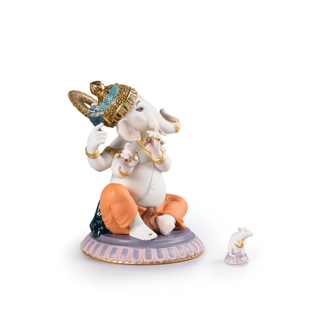 Image 2 Lladro Bansuri Ganesha Figurine. Limited Edition - 01007182