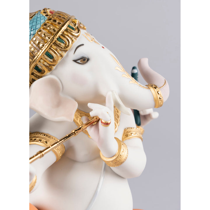 Image 3 Lladro Bansuri Ganesha Figurine. Limited Edition - 01007182