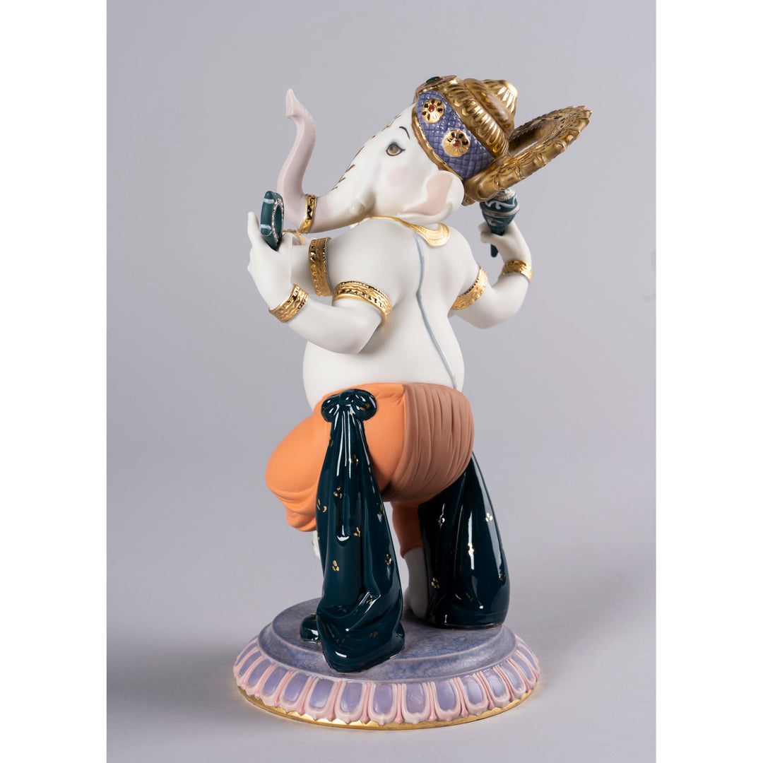 Image 3 Lladro Dancing Ganesha Figurine. Limited Edition - 01007183