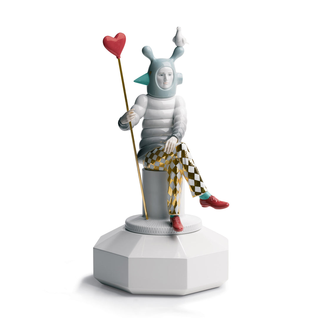Lladro The Lover II Figurine. By Jaime Hayon - 01007253