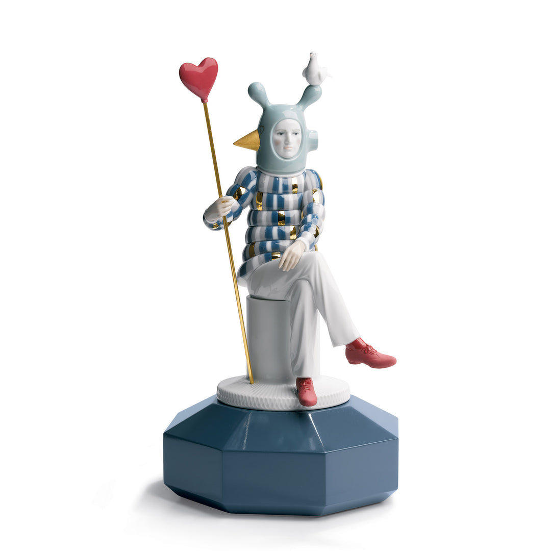 Lladro The Lover III Figurine. By Jaime Hayon - 01007254