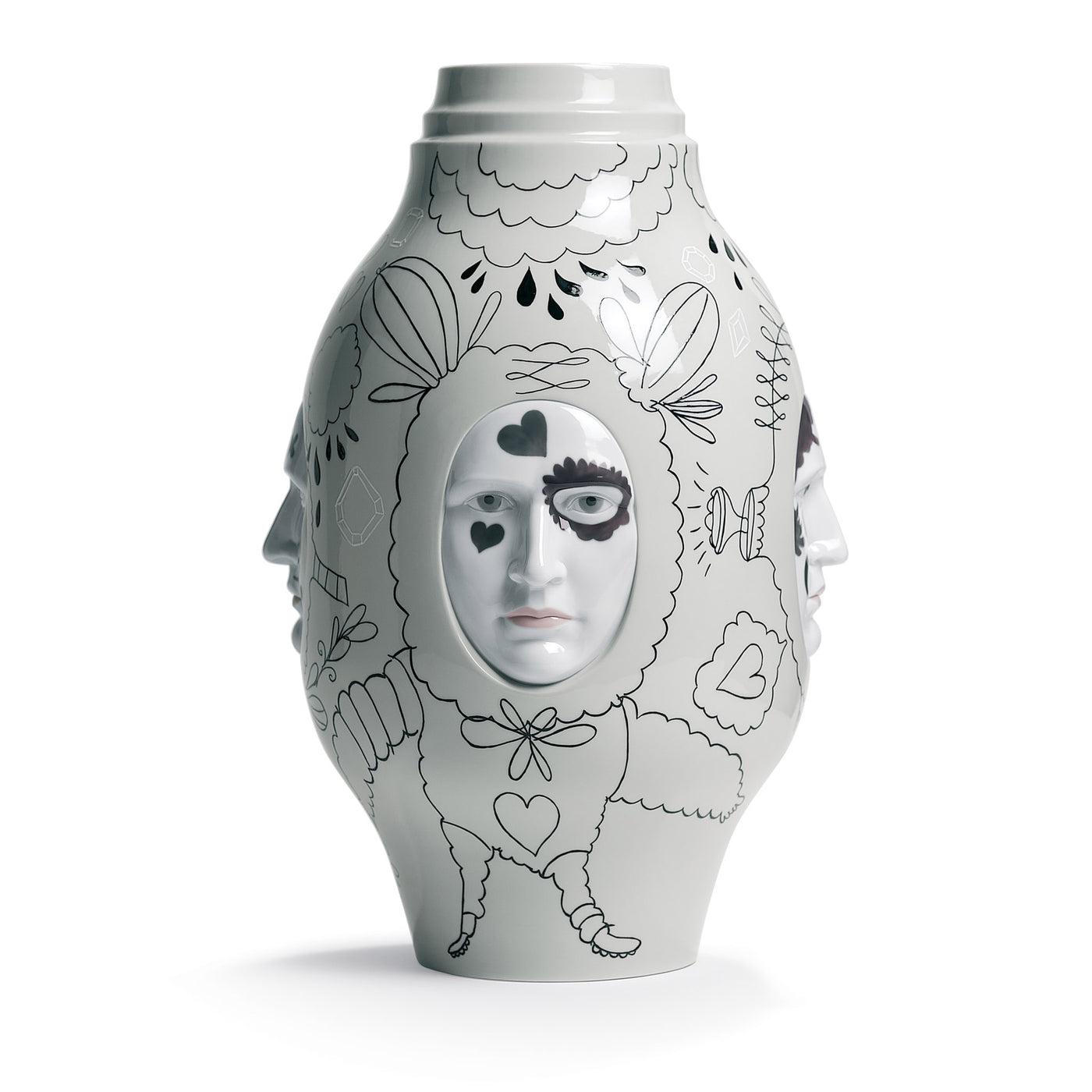 Lladro Conversation Vase II. By Jaime Hayon - 01007258