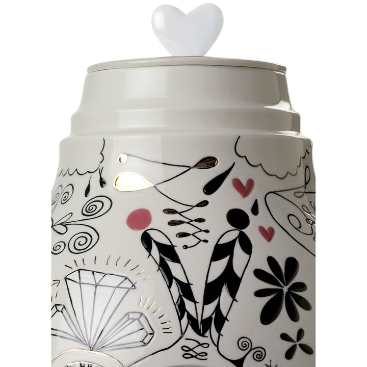 Image 5 Lladro Medium Conversation Vase. Limited Edition - 01007596