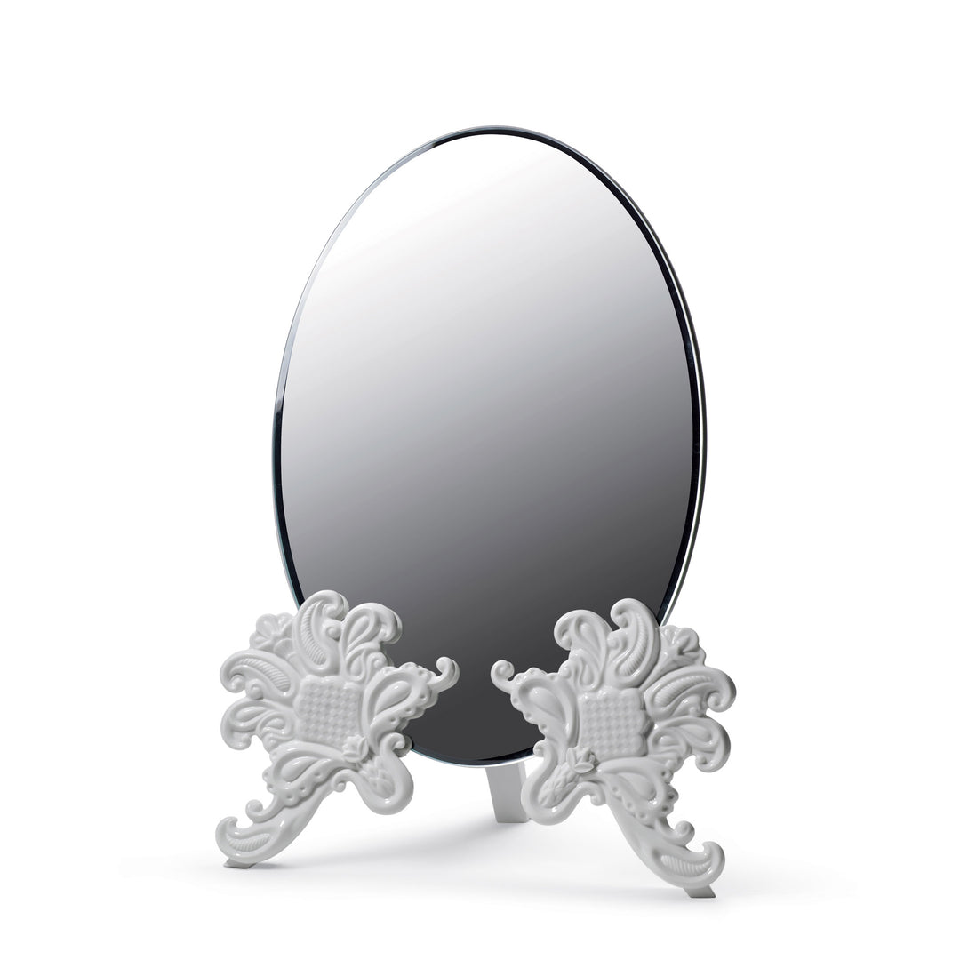 Lladro Vanity Mirror. White - 01007829