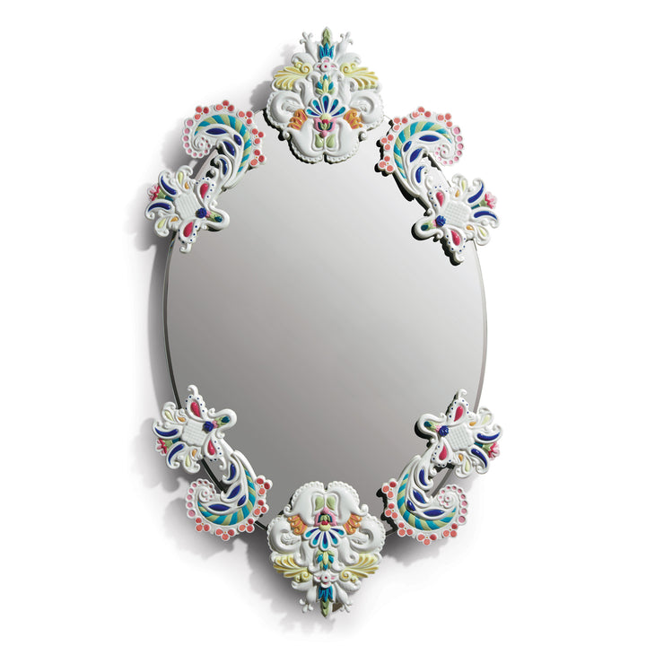 Lladro Oval Wall Mirror without Frame. Multicolor. Limited Edition - 01007834