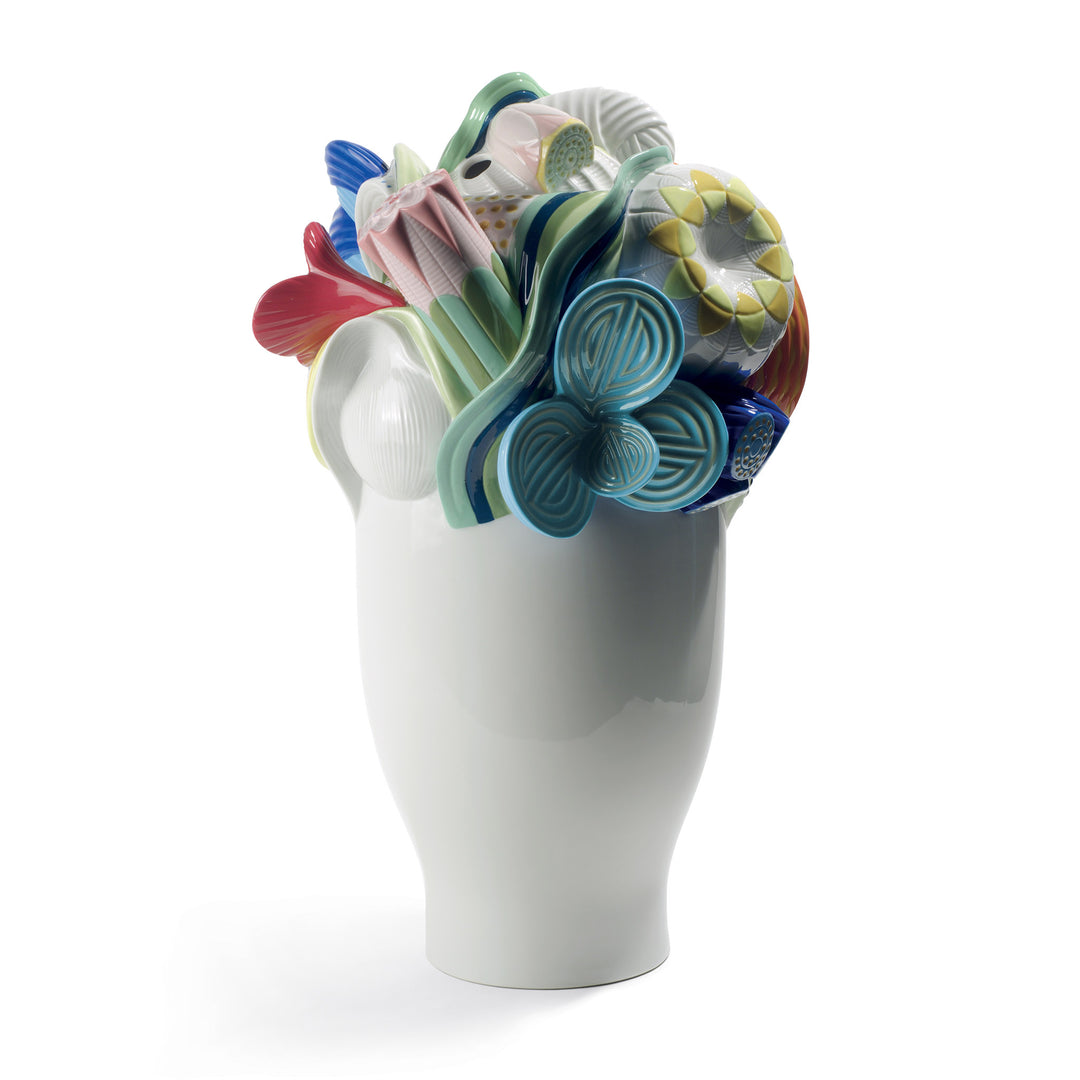 Lladro Naturofantastic Vase. Large Model. Multicolor - 01007916