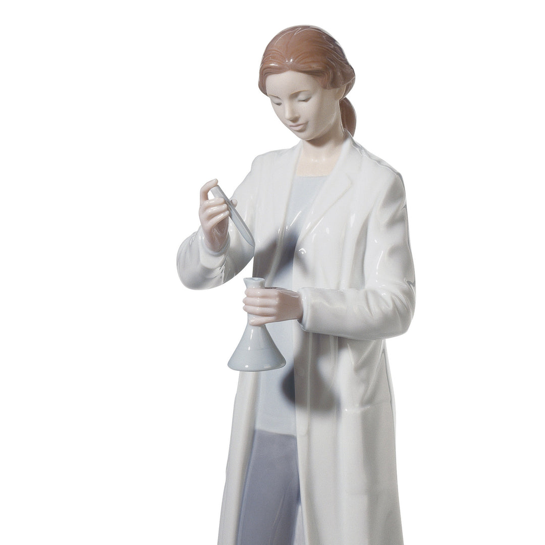 Image 2 Lladro In The Laboratory Woman Figurine - 01008152