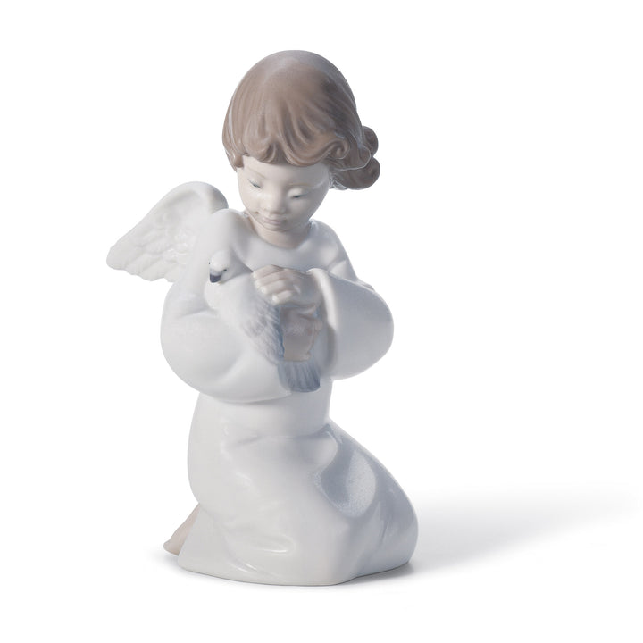 Lladro Loving Protection Angel Figurine - 01008245