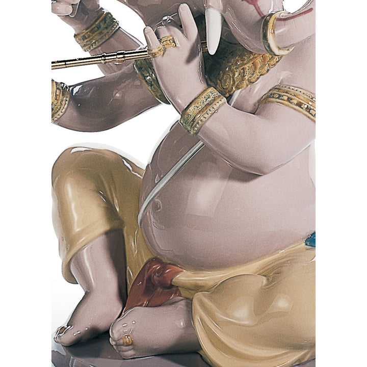 Image 5 Lladro Bansuri Ganesha Figurine - 01008303