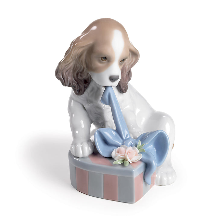 Lladro Can't Wait Dog Figurine - 01008312