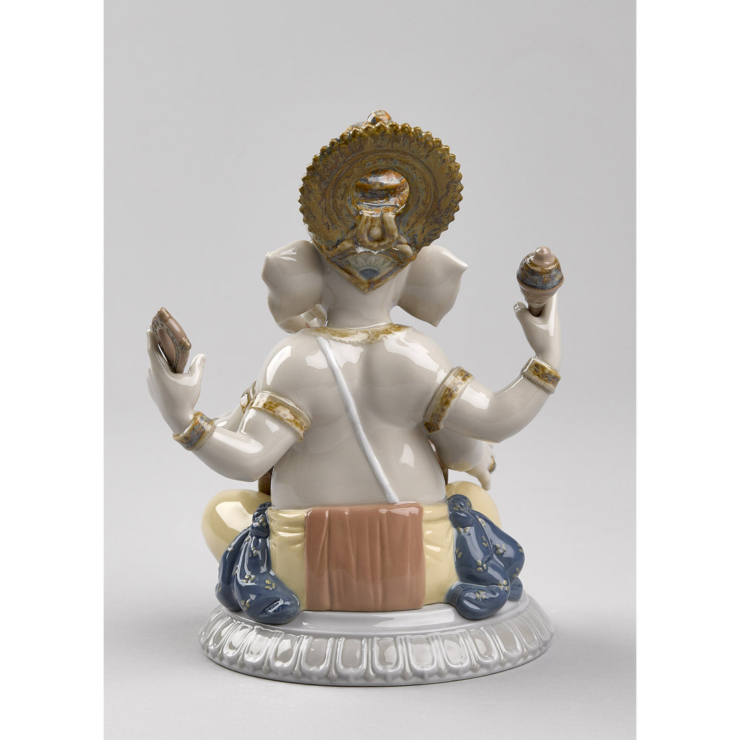 Image 6 Lladro Mridangam Ganesha Figurine - 01008316